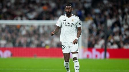 Rüdiger, en un partido reciente con el Real Madrid