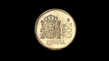 Reverso de la moneda de 500 pesetas