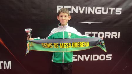 Pablo Martínez, subcampeón de España en categoría benjamín