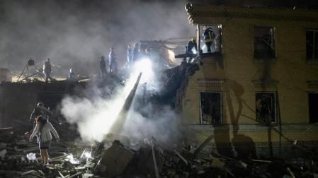 Rusia lanzó 70 misiles y 145 drones contra Ucrania en su ataque masivo