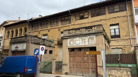 Calle Siervas de Jesús, de Haro, esta sábado