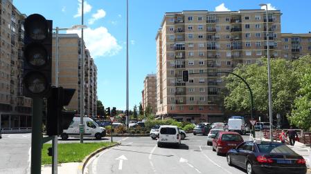 Semáforos sin funcionar en San Jorge debido al apagón