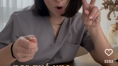 La doctora Sara Marín, en el vídeo