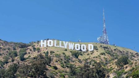 Fotografía de archivo del letrero de Hollywood en Los Ángeles