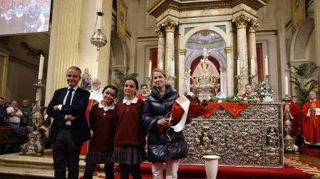 Fotos de la misa del quinto peldaño de la Escalera de San Fermín