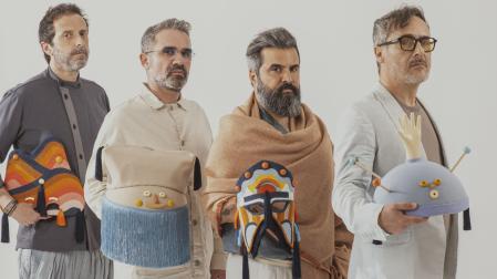 Los componentes del grupo de indie rock catalán Love of Lesbian, que actuarán este sábado en el Festival Estaciones Sonoras -edición primavera- de Cascante