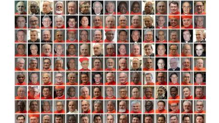 Imagen de los 135 cardenales que formarán parte del cónclave