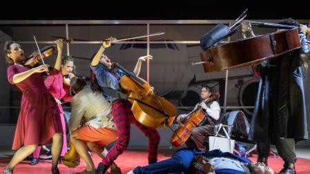 Un momento de Bon voyage!, último espectáculo de la programación de verano y que estará en el Teatro Gayarre el 5 de octubre