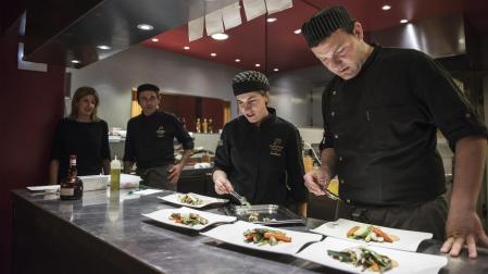 Cocina del Restaurante Enekorri