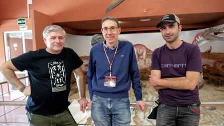 De izquierda a derecha: Patxi Sáez, Xabier Pereda y Erik Isasmendi.