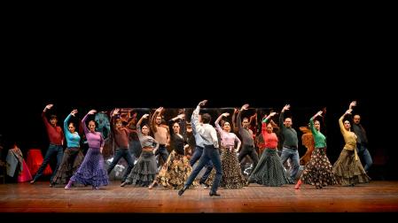 La Compañía Antonio Gades, durante la representación de 'Carmen'
