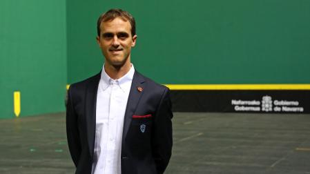 Xabier Asiáin, ex director deportivo de la Federación Española de Pelota.