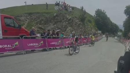 Unai Ramos (Finisher) ganador de la etapa en Abodi y ganador de la Vuelta Navarra