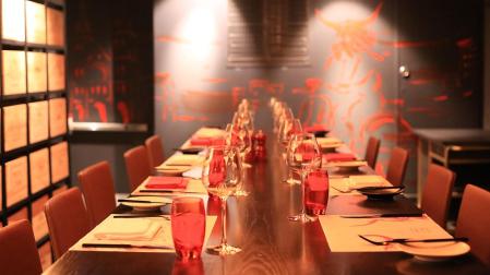 Comedor de un restaurante asiático