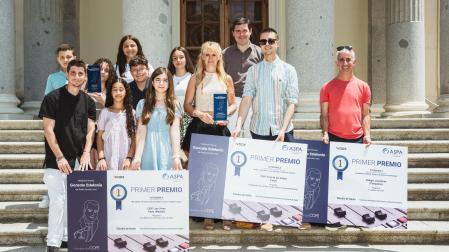 Imagen de los centros ganadores del certamen de radio y pódcast