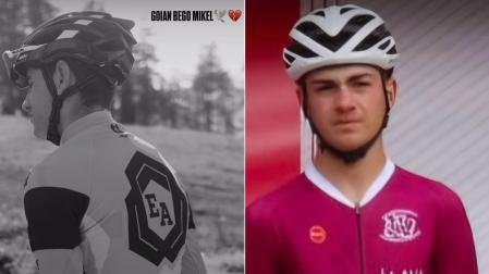 Fotos de Mikel Regil e Ibai Hoyos publicadas por la Federación Alavesa de Ciclismo en Facebook en homenaje a los dos jóvenes fallecidos en un accidente mortal en Burgos