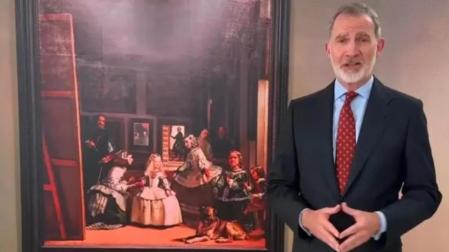El rey Felipe VI, en el Instagram del Museo del Prado comentando 'Las Meninas'