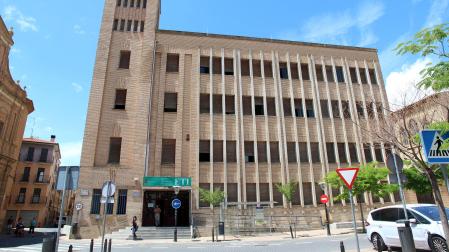 Imagen del edificio de ETI San Juan, ubicado en la plaza del mismo nombre de la parte vieja de Tudela