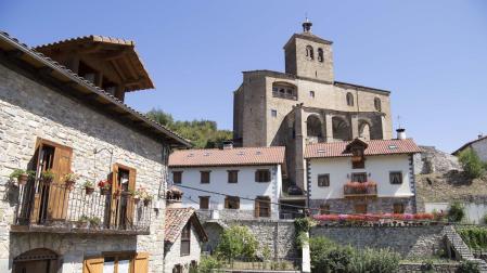 Arquitectura tradicional en Roncal.