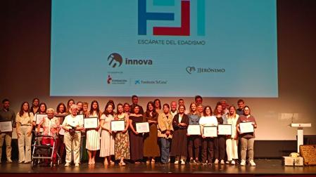 Foto de las entidades reconocidas en la gala de San Jerónimo.