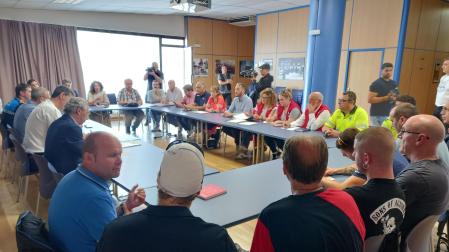 Sesión de la Mesa del Encierro celebrada este viernes en el área de Seguridad Ciudadana