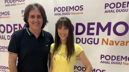 Txuma Huarte con Raquel Blanco