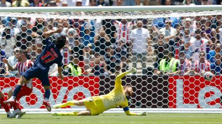 Vitinha bate a Oblak en el partido del Mundial de Clubes que ha enfrentado este domingo a PSG y Atlético de Madrid