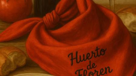 Pañuelico rojo de El Huerto de Floren, restaurante madrileño que celebrará el Chupinazo