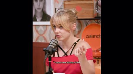 Clara Galle, durante el programa