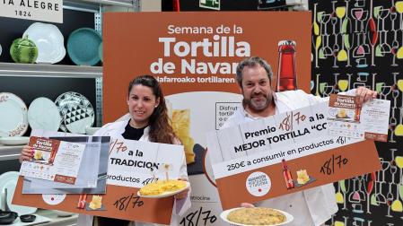 Fotos de la entrega de premios de la VIII Semana de la Tortilla de Navarra.