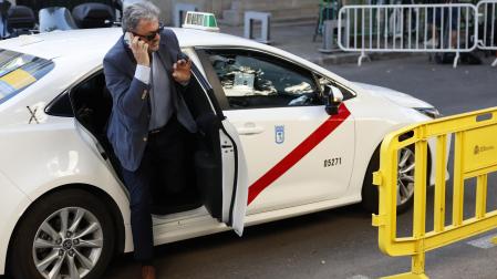 Antxon Alonso, a su llegada al Tribunal Supremo
