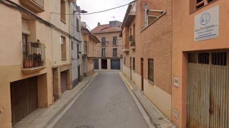 El accidente ha tenido lugar a la altura del número 14 de la calle Tiberio, en Cascante