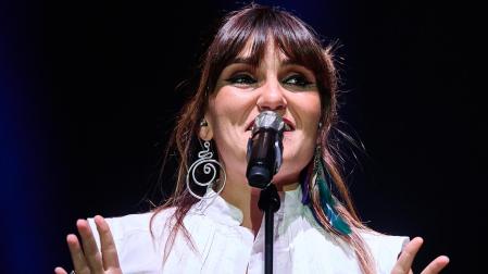 Rozalén, en el concierto que ofreció en octubre del año pasado en el Navarra Arena