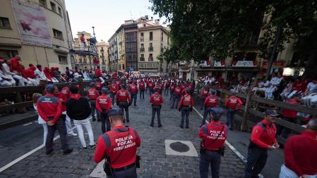 Fotos del segundo encierro de San Fermín 2025 en Pamplona