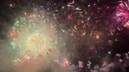 Espectacular traca final de los fuegos de este sábado 12 de julio /