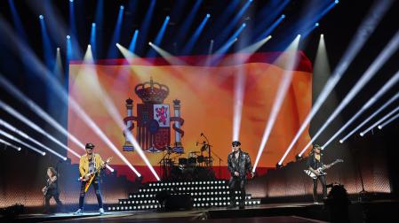 Actuación de Scorpions en el Navarra Arena /