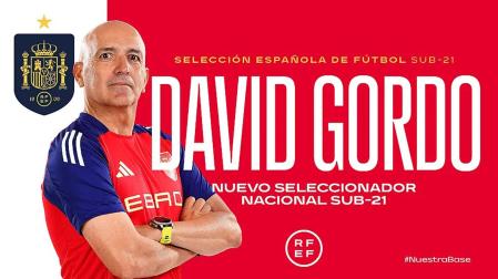 El nuevo seleccionador nacional sub-21, David Gordo