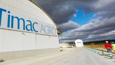 Vista de la plnata de TIMAC AGRO en Lodosa