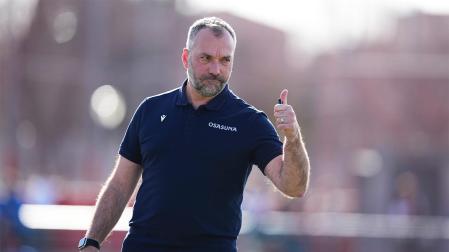 El técnico de Osasuna Femenino, en una imagen anterior /