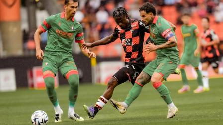 Osasuna ha disputado este sábado su primer amistoso contra el Lorient