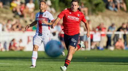 Martín Pedroarena, en una acción contra el Huesca