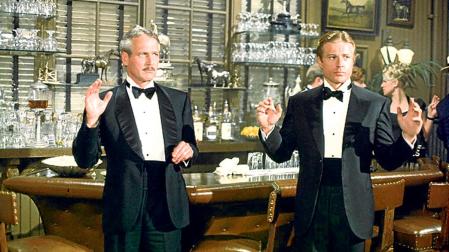 Paul Newman y Robert Redford, en una escena de El golpe