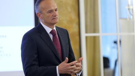 Manuel Piquer, en un acto en el hotel Tres Reyes
