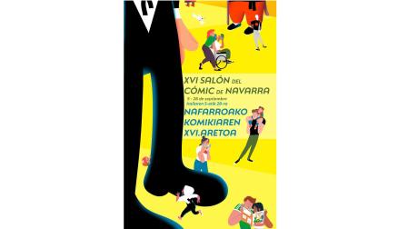 Cartel del XVI Salón del Cómic de Navarra