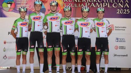 El equipo catalán KH-7 participó en la reciente Vuelta a Pamplona júnior del C.C.Ermitagaña