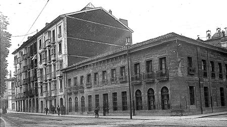 El Descargue o alhóndiga hacia 1900