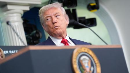 El presidente de Estados Unidos, Donald Trump