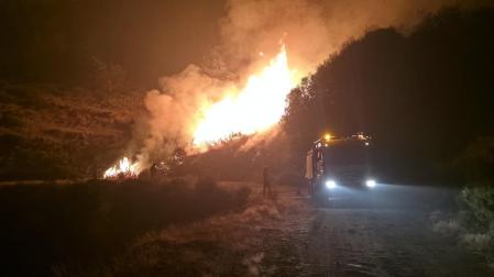 Incendio en Jarilla (Cáceres)