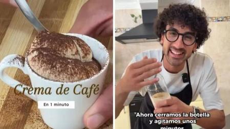 Solo necesitas una botella y 5 minutos para este postre de café cremoso: la receta italiana que arrasa en TikTok