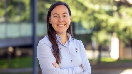 Marina García-Cardosa, investigadora del grupo de Física Médica y Biofísica (PhysMed) de la Facultad de Ciencias